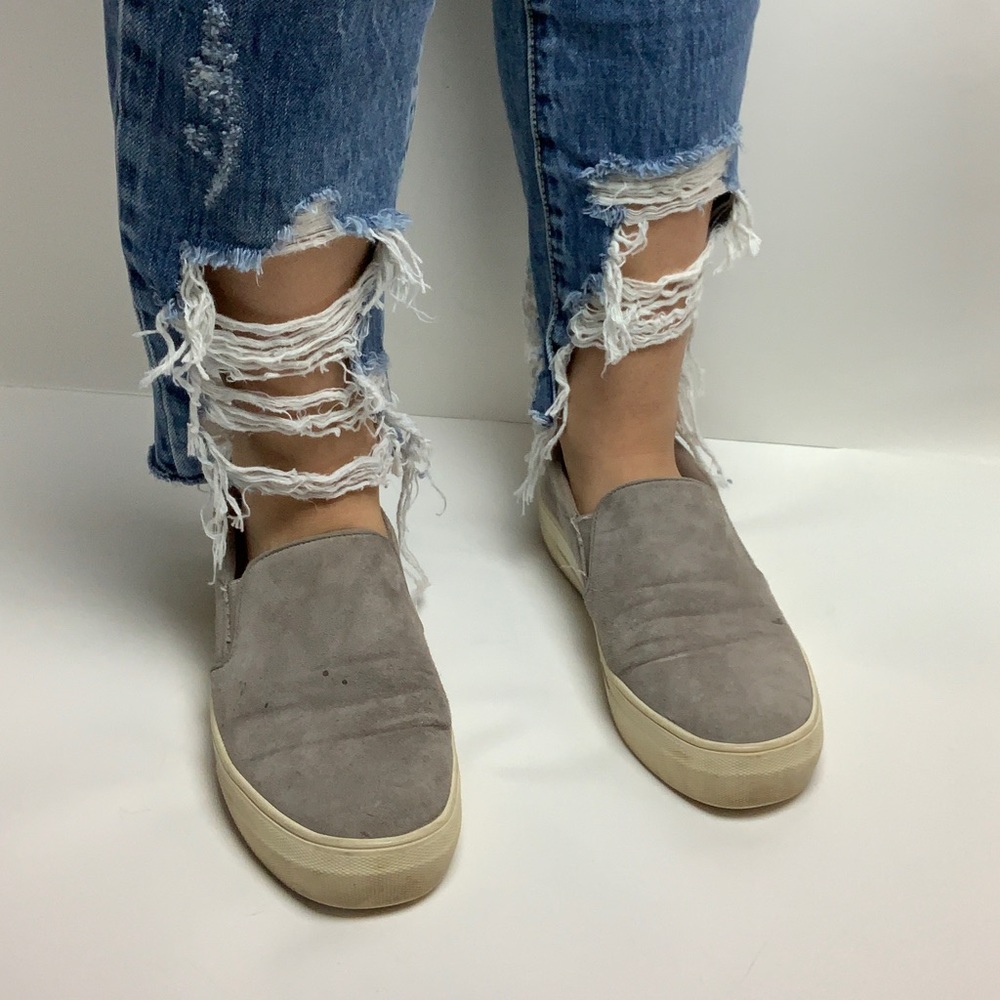 STEVE MADDEN slip on grey women’s shoes